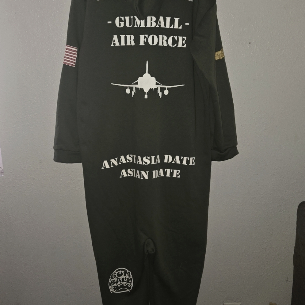 Unbranded khaki green novelty print  onepiece Unisex size xl